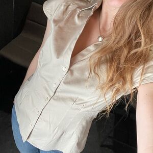 Banana Republic Stretch Khaki Top 6P